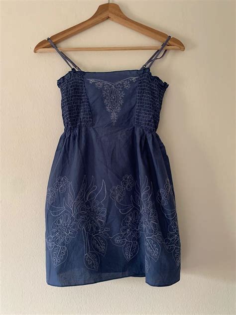 Cute Blue Dress, Women's Fashion, Tops, Blouses on Carousell