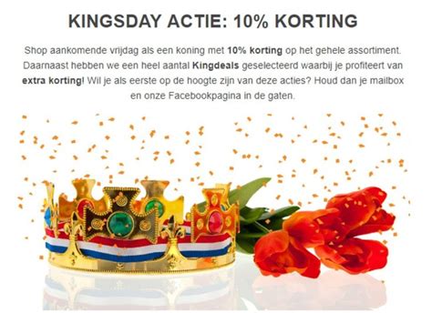 Meer Dan 50 KINGDEALS En 10 Korting Op Het Gehele Assortiment Shop