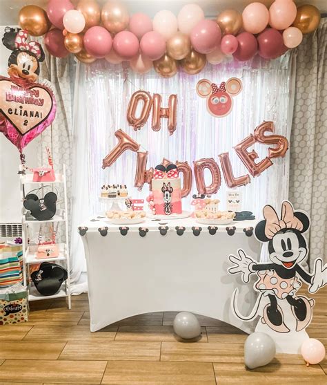 Minnie Mouse birthday party | Minnie mouse birthday party, Birthday ...