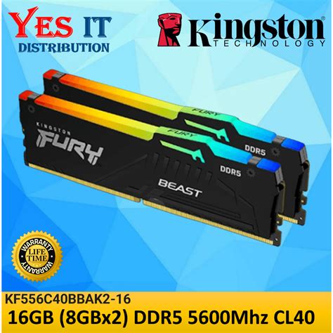 Kingston Fury Beast Rgb Renegade Ddr Mhz Mhz Mhz Mhz