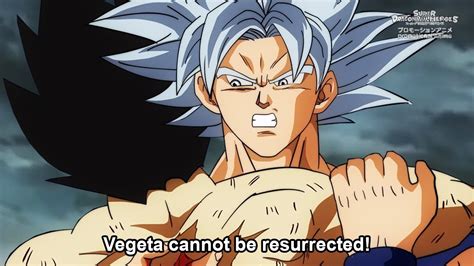 Goku Cries When He Sees Vegeta Dead In His Arms And Finds Out That He