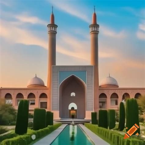 islamic university campus  architectural features  craiyon