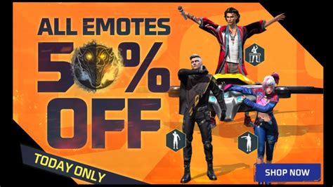 ALL EMOTES 50 OFF DIWALI 50 OFFER EVENT EMOTE OFFER IN FREE FIRE