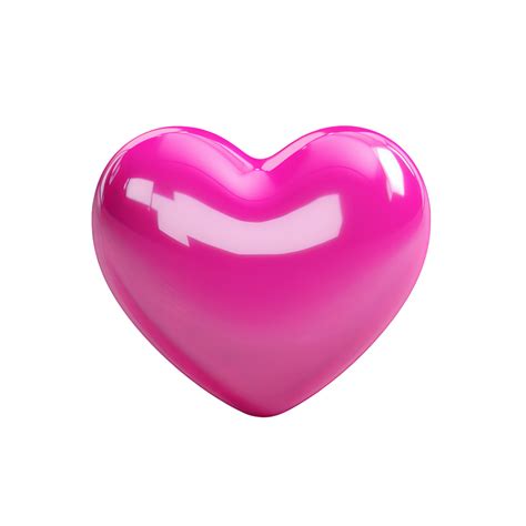 Ai Generated Pink Heart 3d Clip Art 35153817 Png