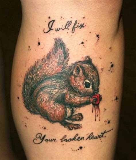 46 Best Squirrel Tattoos Images On Pinterest