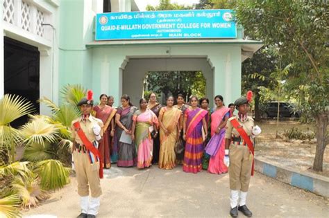 Quaid E Millath Government College For Women Chennai Courses Fee