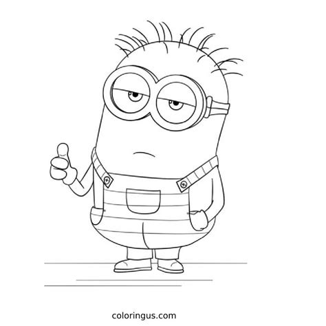 Minions Coloring Pages Free Printable PDF Sheets