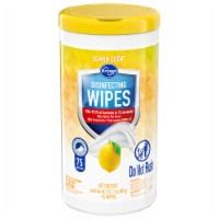 Kroger Disinfecting Wipes Lemon Scent 75 Ct QFC