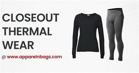 High Quality Closeout And Clearance Wholesale Thermal Wear