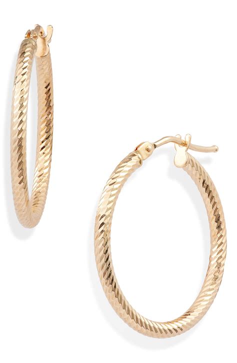 Bony Levy 14k Gold Twisted Rope Hoop Earrings Nordstrom Exclusive Nordstrom