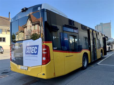 Heckansicht Des Mb C K Der Postauto Regie Laupen Ex Thepra