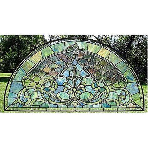 Watercolor Astoria Arched Stained Glass Window Kitchen Diy Stained Glass Window Stained Glass