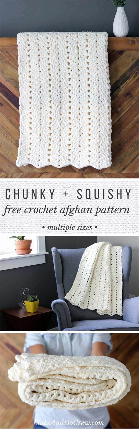 This Free Chunky Crochet Blanket Pattern Makes A Perfect Timeless Baby