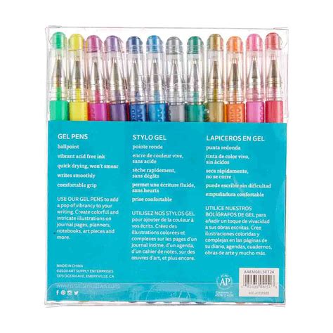 Art Alternatives Stylo Gel Pens, 24 Count