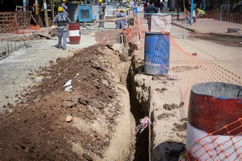 Obras En La Calle Rivadavia La Municipalidad De Escobar Y AySA