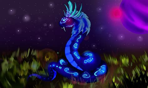 Mythical Serpent by midnightfirepool on DeviantArt