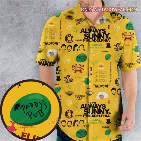 Paddys Pub Its Always Sunny In Philadelphia Hawaiian Shirt Tagowear