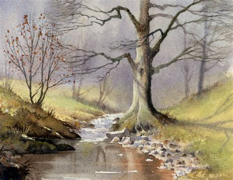 David Bellamy Painting The River Bank Bellamys Bivouac