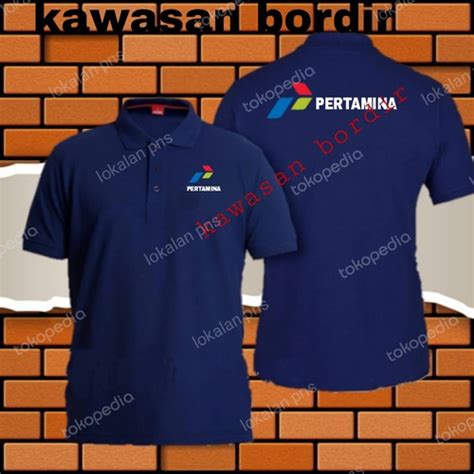 Jual Terbaru Polo Shirt Pertamina Kaos Pertamina Seragam Pertamina