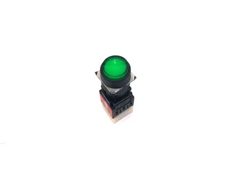 Push Button 16mm Green Momentary Illuminated A16RMS Auspicious