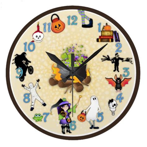 Halloween Clock | Zazzle.com