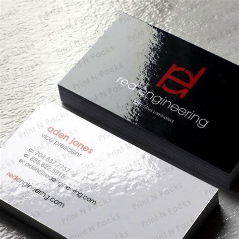 Glossy Business Cards | Shiny Visiting Cards | PrintnPacks