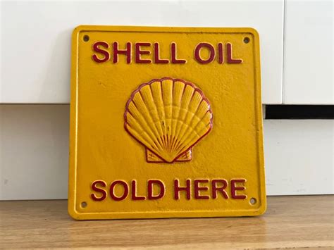 Sign - Shell Vintage Metal Sign - Shell - 1980-1990 - Catawiki