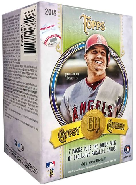 MLB Topps 2018 Gypsy Queen Baseball Trading Card BLASTER Box 7 Packs 1