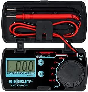 Allsun Pocket Size Compact Digital Multimeter Auto Range Multi