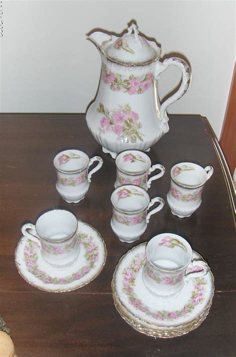 Reduced Antique Carl Tielsch Ct Porcelain Demitasse Set Made Etsy