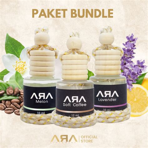 Jual Rumah Wangi ARA PAKET 3 PCS PARFUM MOBIL PENGHARUM MOBIL AROMA