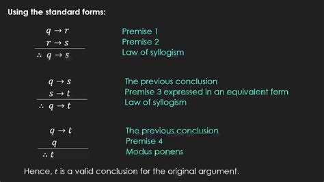 Standard Forms Of Valid And Invalid Arguments Part Youtube