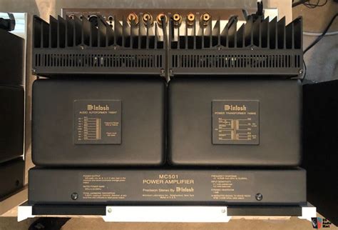 Mcintosh Mc Monoblock Power Amplifiers Pair Watts Photo