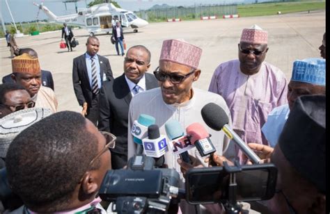 See Photos Of President Buhari On His Way To London To Start His 10