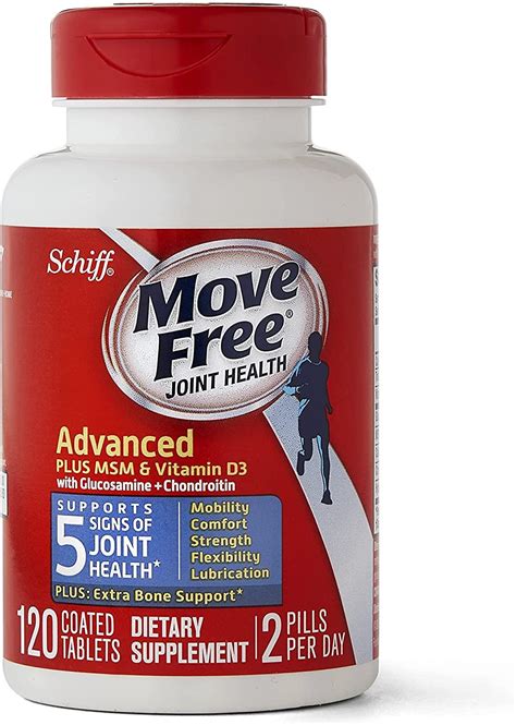 Move Free Glucosamine Chondroitin Msm Vitamin D Joint Support