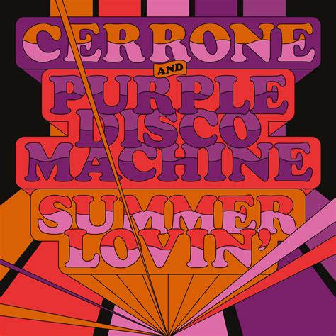 Cerrone Purple Disco Machine Summer Lovin Single 2022 Hi Res