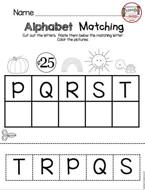 Preschool Alphabet Cut And Paste Worksheets Workssheet List