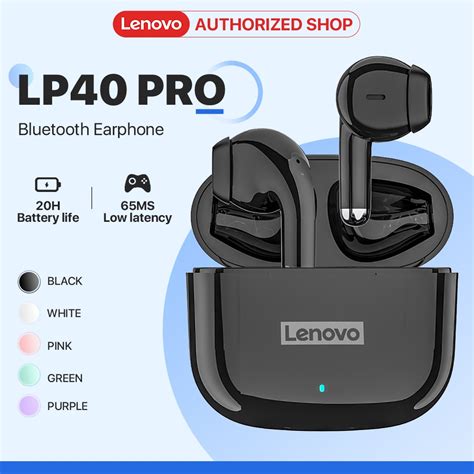 Lenovo LP40 Pro Bluetooth Earphone TWS With Mic Mini Wireless Earbuds