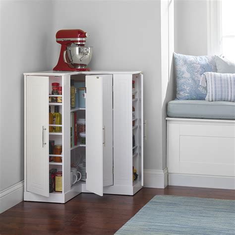 The Corner Storage Cabinet - Hammacher Schlemmer