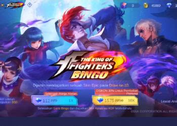 Pola KOF Bingo MLBB 2023 Pahami Ini Supaya Bisa Dapat Skin KOF Gamedaim