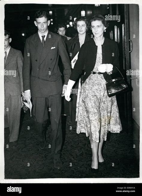 Jul. 07, 1955 - Duchess of Kent and her family go to the theater: The ...