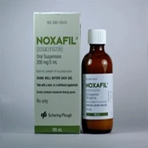 Syrup Noxafil Posaconazole Oral Suspension Treatment Fungal Infection