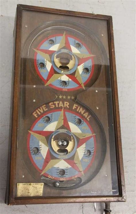 VINTAGE TABLE TOP PINBALL GAME