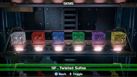 Luigi S Mansion 3 All Gem Locations Floor 11 Twisted Suits YouTube