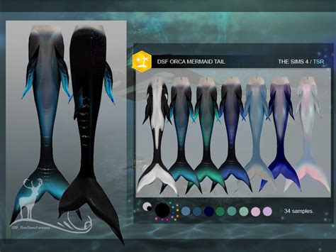 The Sims Resource Dsf Orca Mermaid Tail