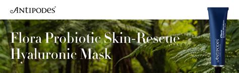 Antipodes Flora Probiotic Skin Rescue Hyaluronic Face Mask 75 Ml