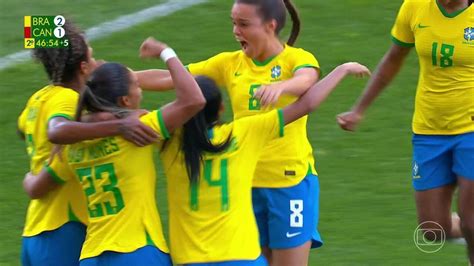 Vídeo Os gols de Brasil 2 x 1 Canadá em amistoso globoesporte ge