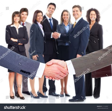 Business Handshake Professional Group Meeting Stock Photo 111122567