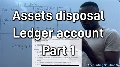 Assets Disposal Ledger Account Part 1 Youtube