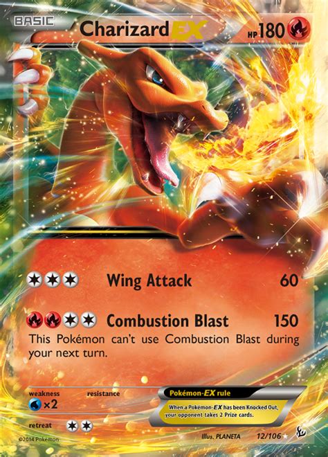 Charizard EX Flashfire Rare Holo EX Pokemon TCG DigitalTQ